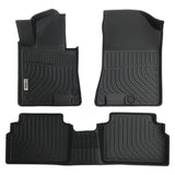 Hyundai Sonata FWD (not AWD/Hybrid) 2020-2025 Black Floor Mats TPE