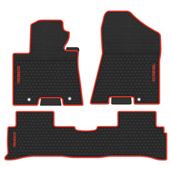 Hyundai Tucson 2016-2018 Black Rubber Floor Mats