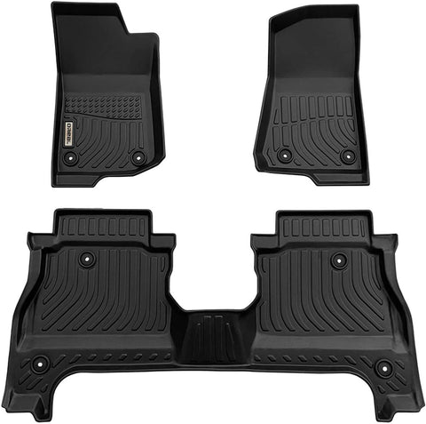Jeep Gladiator 2020 2021 2022 Black Floor Mats TPE