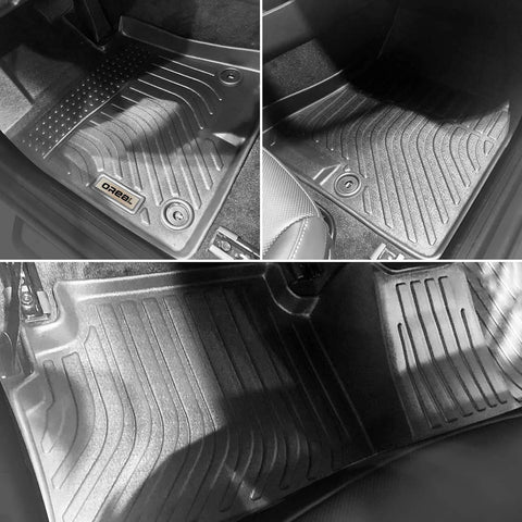Kia K5 FWD 2021 2022(Only Fit Front Wheel Drive, Not Fit AWD) Black Floor Mats TPE