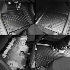 Kia Sorento 7 Seats 2016-2020 Black Floor Mats TPE