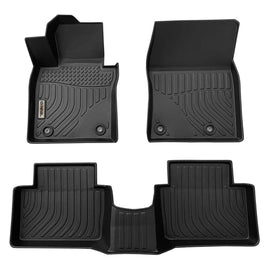 Mazda 3 FWD 2019-2025 Black Floor Mats TPE
