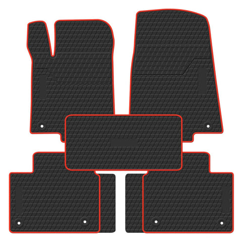 Mercedes-Benz GLE Class 2016-2019 Black Rubber Floor Mats