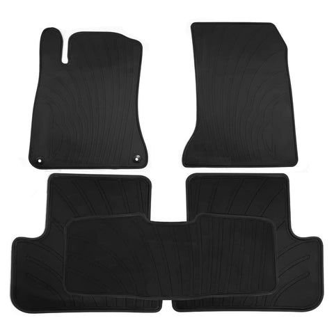 Mercedes Benz GLA 2014-2019 Black Rubber Floor Mats
