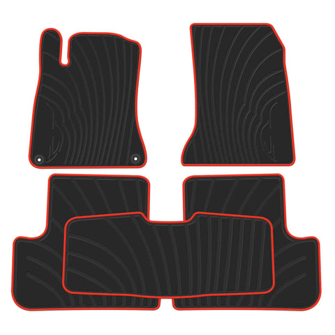 Mercedes Benz GLA 2014-2019 Black Rubber Floor Mats