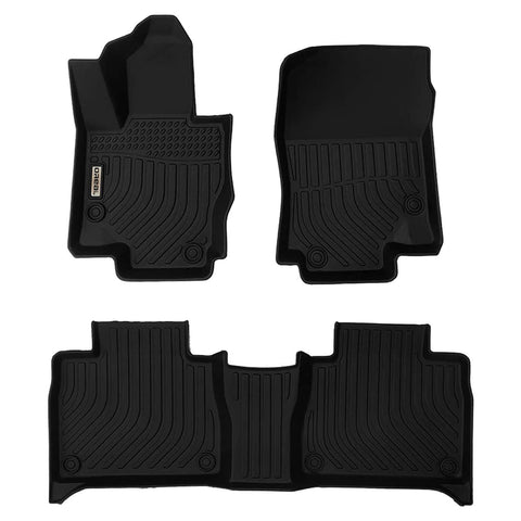 Mercedes Benz GLE 2020 2021 2022 (Not Fit Water Cup) Black Floor Mats TPE