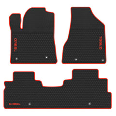Nissan Murano 2015-2019 Black Rubber Floor Mats
