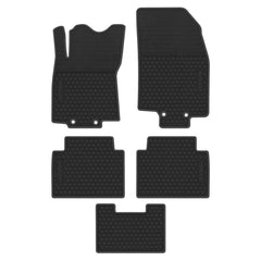 Nissan Rogue 2014-2019 Black Rubber Floor Mats