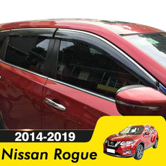 Nissan Rogue 2014-2019 Sun Rain Visors Smoke Gray