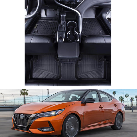Nissan Sentra/Sylphy 2020-2022 Black Floor Mats TPE
