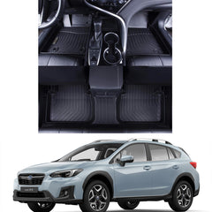 Subaru Crosstrek / XV 2013-2017 Black Floor Mats TPE