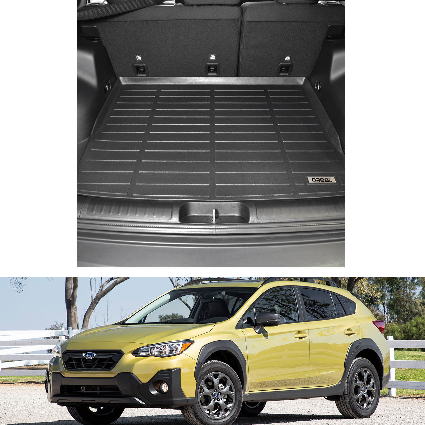Subaru Crosstrek/XV 2018-2021 Black TPE Trunk Mat