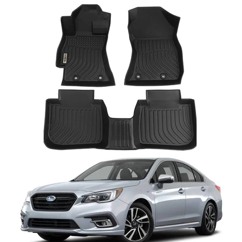 Subaru Legacy 2015-2019 Black Floor Mats TPE