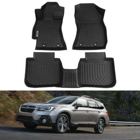 Subaru Outback 2015-2019 Black Floor Mats TPE