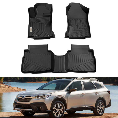 Subaru Outback 2020 2021 2022 Black Floor Mats TPE