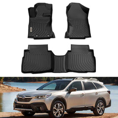 Subaru Outback 2020-2024 Black Floor Mats TPE