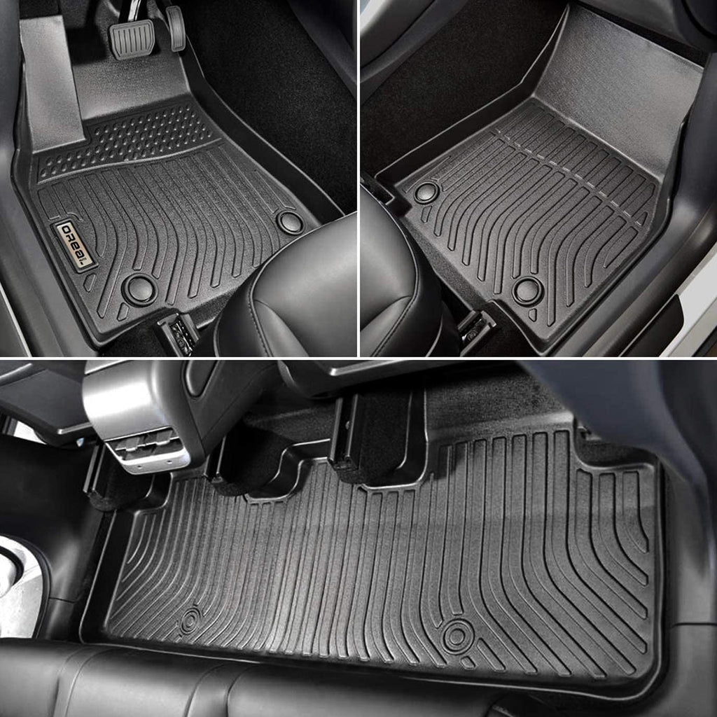 CLEARANCE | Tesla Model Y 2020-2024 Black Floor Mats TPE