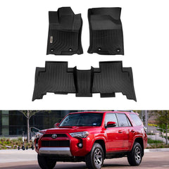 Toyota 4Runner 2013-2022 & Lexus GX460 2014-2022 Black Floor Mats TPE