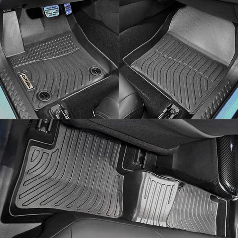 Toyota C-HR CHR 2018-2021 Black Floor Mats TPE