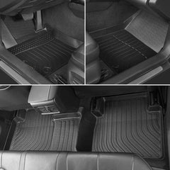 Toyota Camry 8th 2018-2022 (Gasoline Model) Black Floor Mats TPE