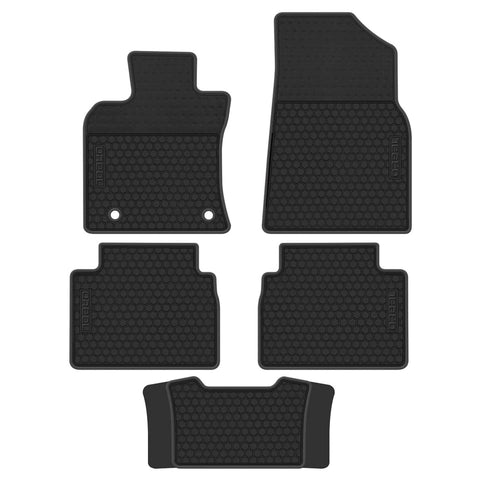 Toyota Camry 8th 2018 2019 Black Rubber Floor Mats
