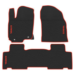 Toyota RAV4 2014-2018 Black Rubber Floor Mats