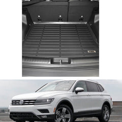 Volkswagen Tiguan 2018-2023 Black TPE Trunk Mat