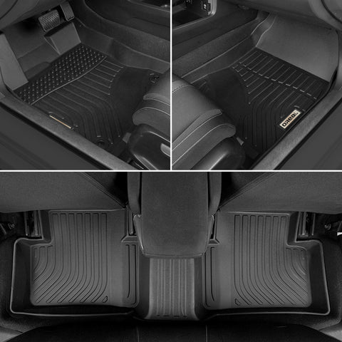Honda Civic 10th Sedan 2016-2021 Black Floor Mats TPE